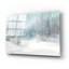  «Peaceful Winter» par Danhui Nai, art mural en verre acrylique, 24 po x 16 po
