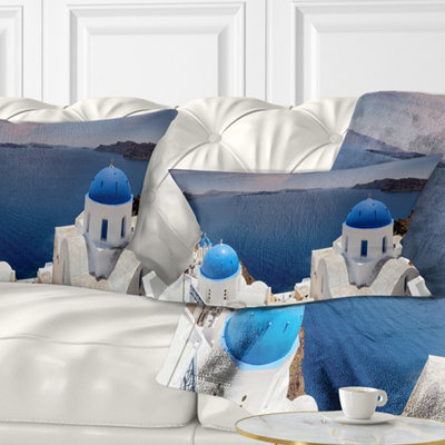 Coussin lombaire paysage imprimé Doomes