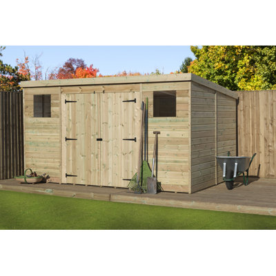 Shiplap Pent Wooden Shed