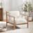 Anastasia Josephine Solid Wood Upholstered Armchair-2092868730
