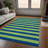 Sneller Flatweave Washable Striped Indoor / Outdoor Rug-1817680170