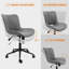 Petit fauteuil de bureau rembourré sans accoudoir-891568814