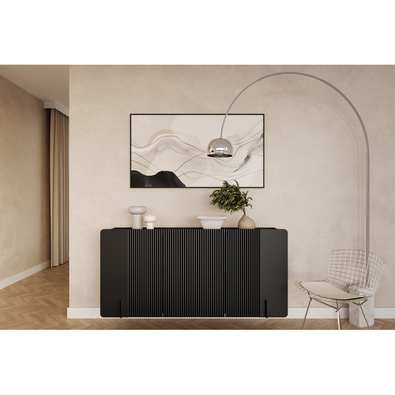 Colner 150cm Sideboard, Black