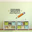 Décalcomanie murale en vinyle Care Pencil School-308227406