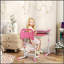 Ensemble de bureau et de chaises QABA pour enfants, réglable en hauteur avec bureau inclinable, rangement et conception ergonomique pour enfants-922909570