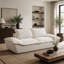 Canapé moderne infonuagique, canapé modulable à assise profonde pour salon, canapé confortable et moelleux avec grands coussins