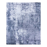 Overdyed One-of-a-Kind Rectangle 8'2" X 9'10" Hand Knotted Area Rug