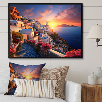 Greece Oia Splendour III - Cityscapes Wall Decor