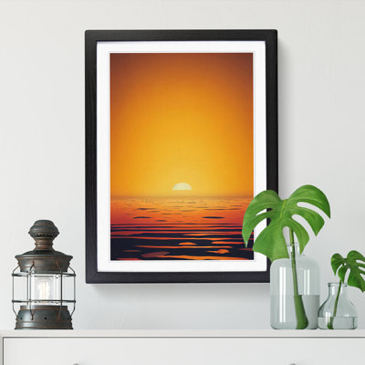 Serene Japanese Sunset Vol.1 1 Piece Single Picture Frame Wall Art