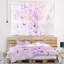 Tapisserie abstraite mauve à l'aquarelle abstraite-28495851