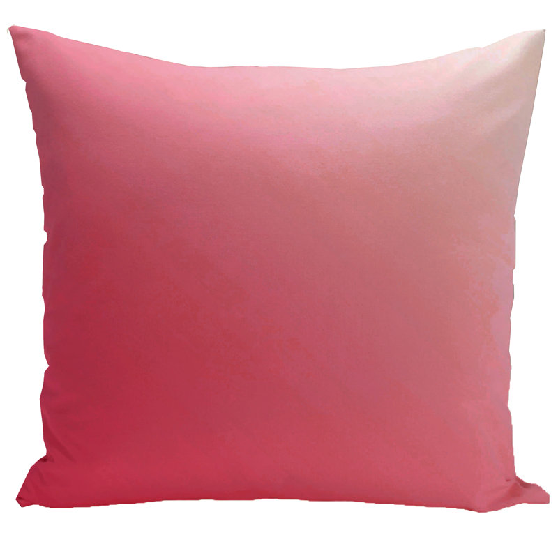 Housse et insert de coussin carré ombré, 20 po x 20 po, Rouge