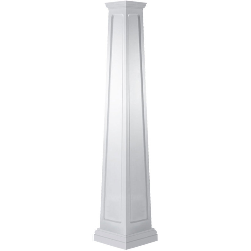 Endura Craftsman Classic Square Panel Post, 96" H x 23.63" W
