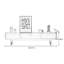 Meuble télé rétro en bois massif de style minimaliste-106445898