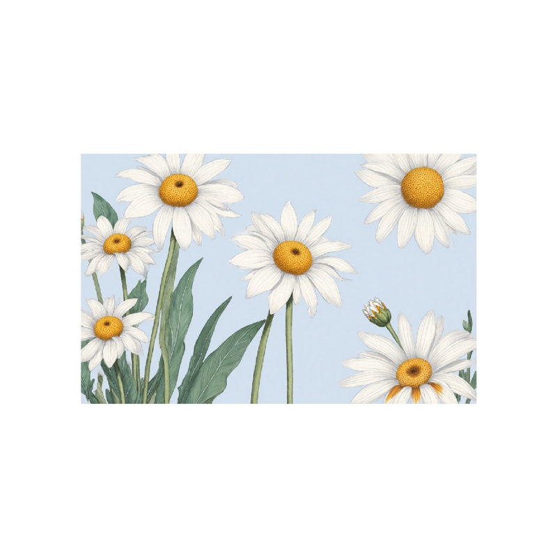 Tapis pour salle de bain Fresh Daisy