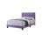 Transitional Purple Full Bed With Support