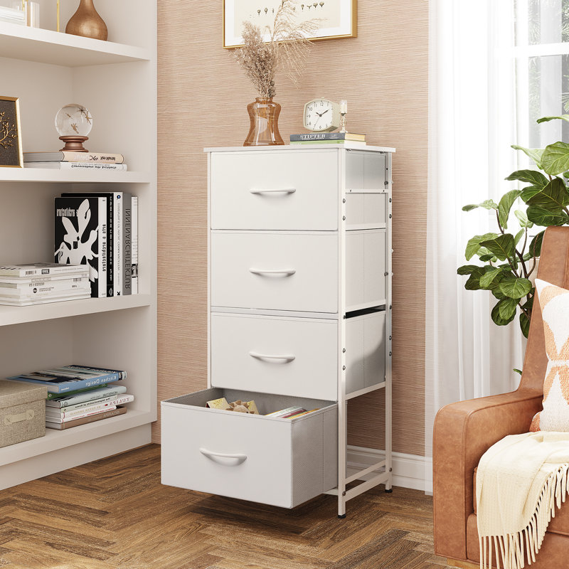 Dearbhaile 38.7" H - Dresser For Bedroom With 4 Drawers, Chest Of Drawers For Bedroom and Living room, White
