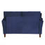 Velours rembourré 1pc Comfort Loveseat-508653105