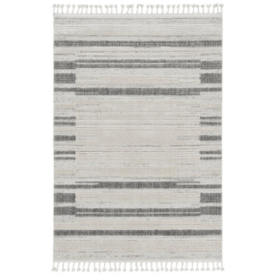 HomeRoots Rectangle Machine Woven Area Rug