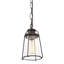 Luminaire suspendu en forme de cloche à 1 lumière Gofried