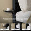  Lit double tapissier avec 4 tiroirs Maber, lit plateforme avec rangement et 2 tables de chevet, lit à oreilles en velours, aucun sommier requis, beige-97587622-97587620