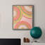 Abstrait arc-en-ciel I, toile encadrée de qualité supérieure - prête à être accrochée-314690738-314690739