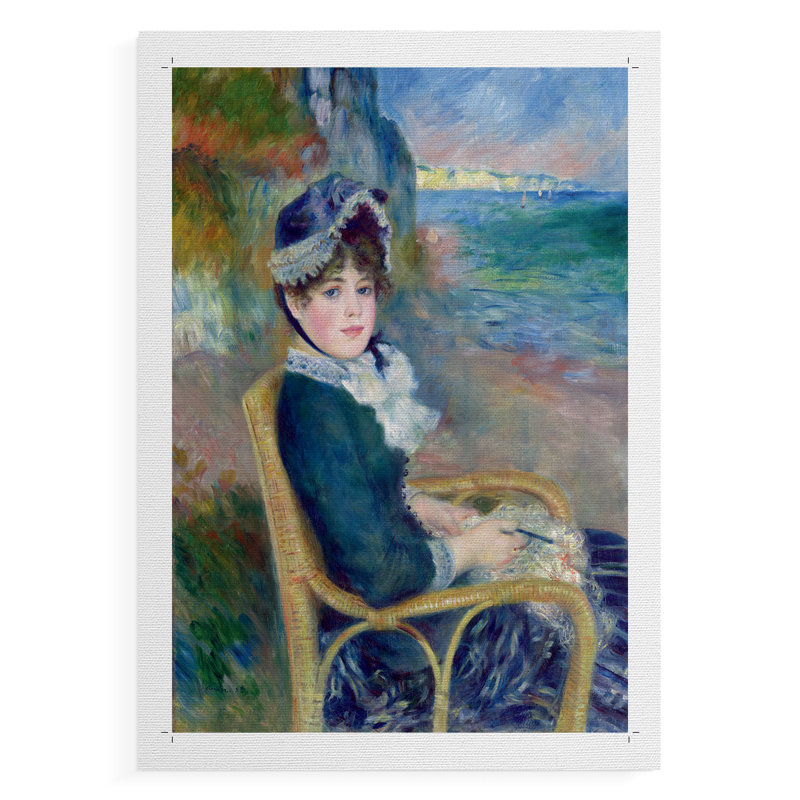 By The Seashore - Impression sur toile seulement - NON-CADRE, H 18 po x l 12 po