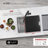 16 3/4" Black Wood Fiber Workstation Cutting Board