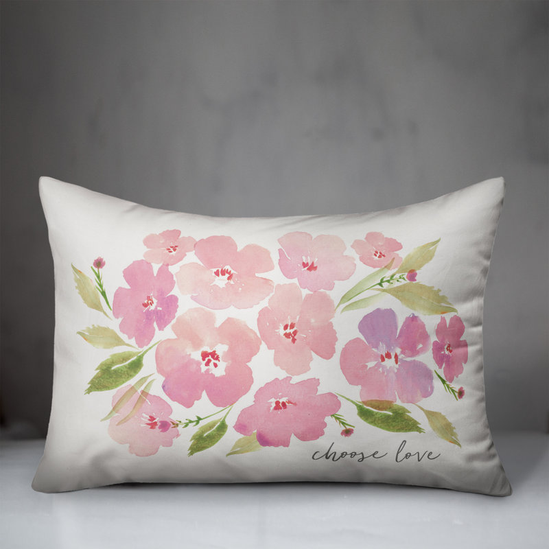 Floral Throw Pillow