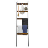 Five - Layer Iron - Wood Ladder Rack