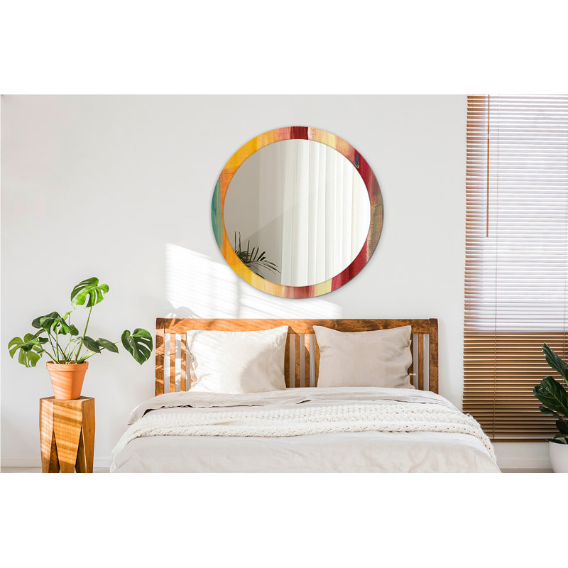 Huldar Glass Flat Wall Mirror