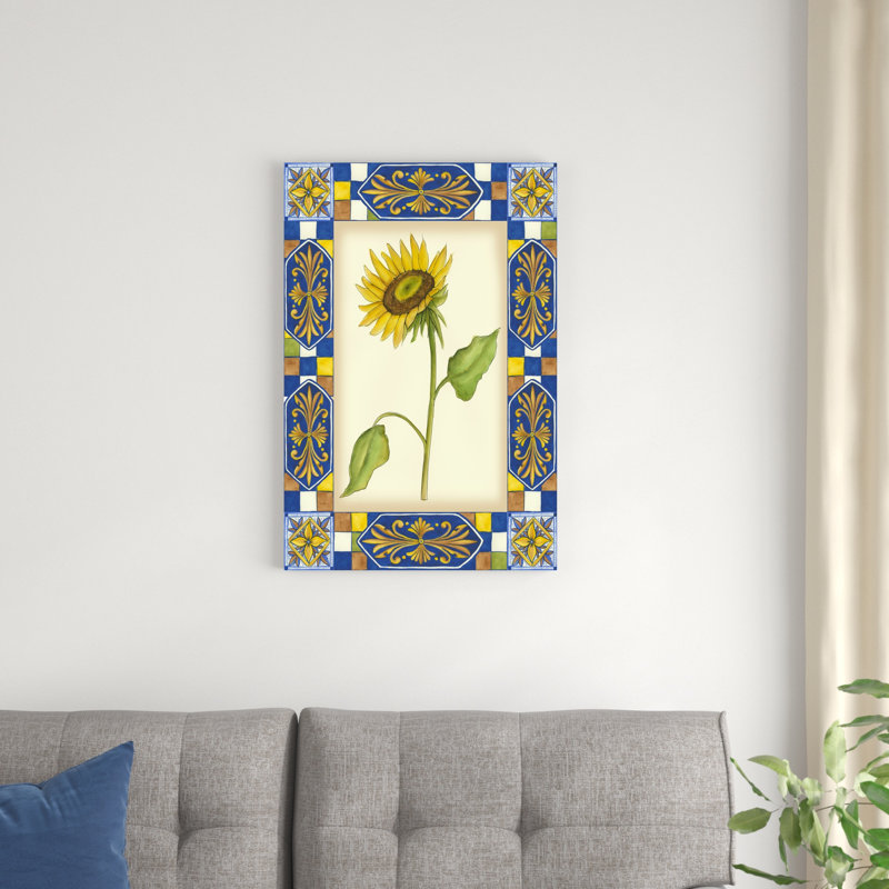 Toscane tournesol I, H 30 po x l 20 po x P 1 po