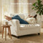 Fauteuil d'appoint simple avec accoudoirs profonds Aldora-1124841356