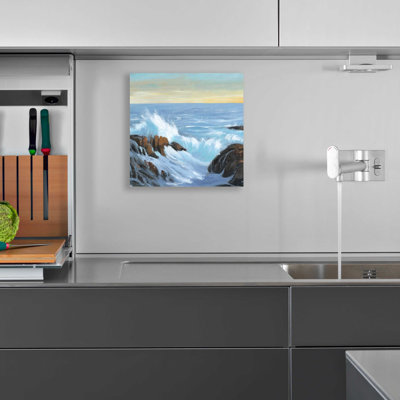 «Rip Tide II» par Tim O'Toole, art mural en verre acrylique