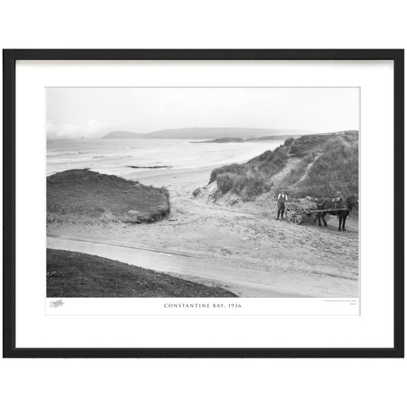 Constantine Bay, 1936 - Single Picture Frame Print, 40cm H x 50cm W x 2.3cm D