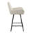 Linsey Upholstered Counter Stool with Metal Frame