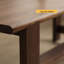 Table moderne en noyer noir à panneau épais-449519002