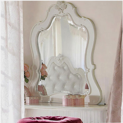 Eldar Pearl White Surface Mirror