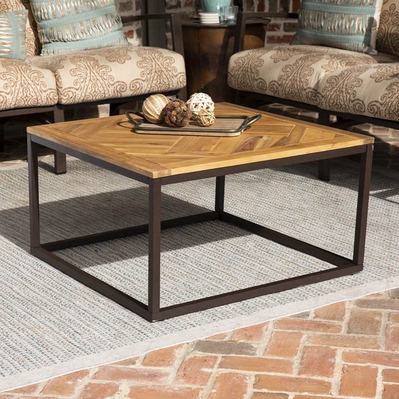 Square Outdoor Coffee Table , 82.55cm cm W 81.28cm cm D