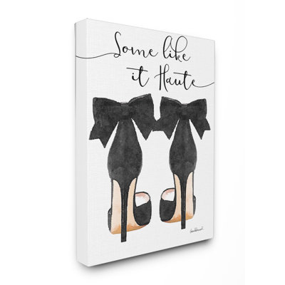 « some like it haute black pompes talons », reproduction d’impression