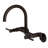 Kingston Brass Concord Double-Handle 2-Hole Wall-Mount Bridge Kitchen Faucet-28237726