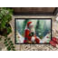 Mastiff and Santa Claus Doormat-112753856
