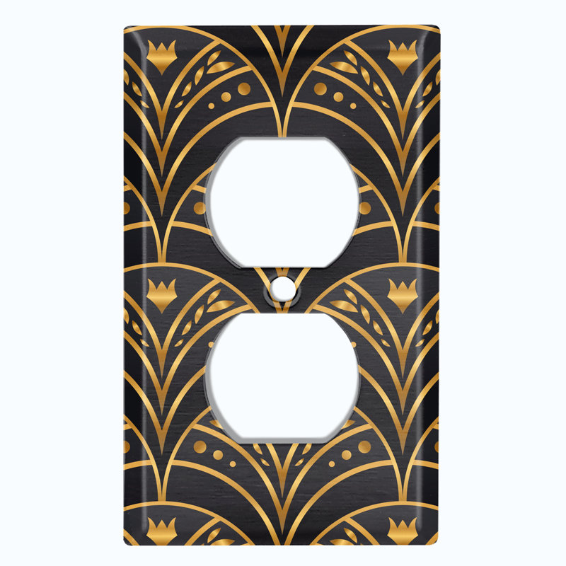 Patterned 1 - Gang Standard Wall Plate