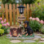 Statue jardinière Rottweiler