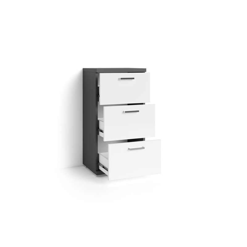 Pegues Bathroom Cabinet, Dark Grey