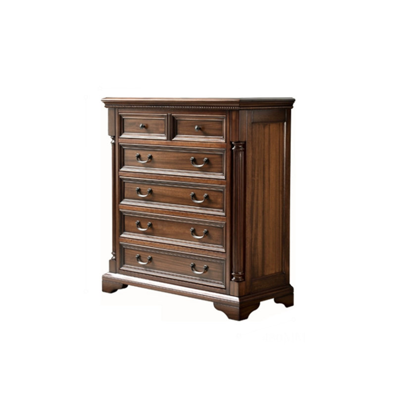 Armoire décorative en bois massif American Style