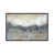 Distressed White Floater Framed Canvas