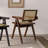 Solid Wood Top Double Pedestal Dining Set-99378221
