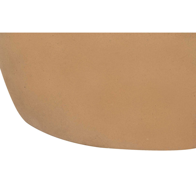 Provenance Signature Outdoor Round Side Table, Ore/Gold
