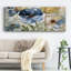 Fleurs d'hiver sur toile-8084622