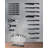 19 Pcs Kitchen Knife Set, Stainless Steel, Rust Resistant